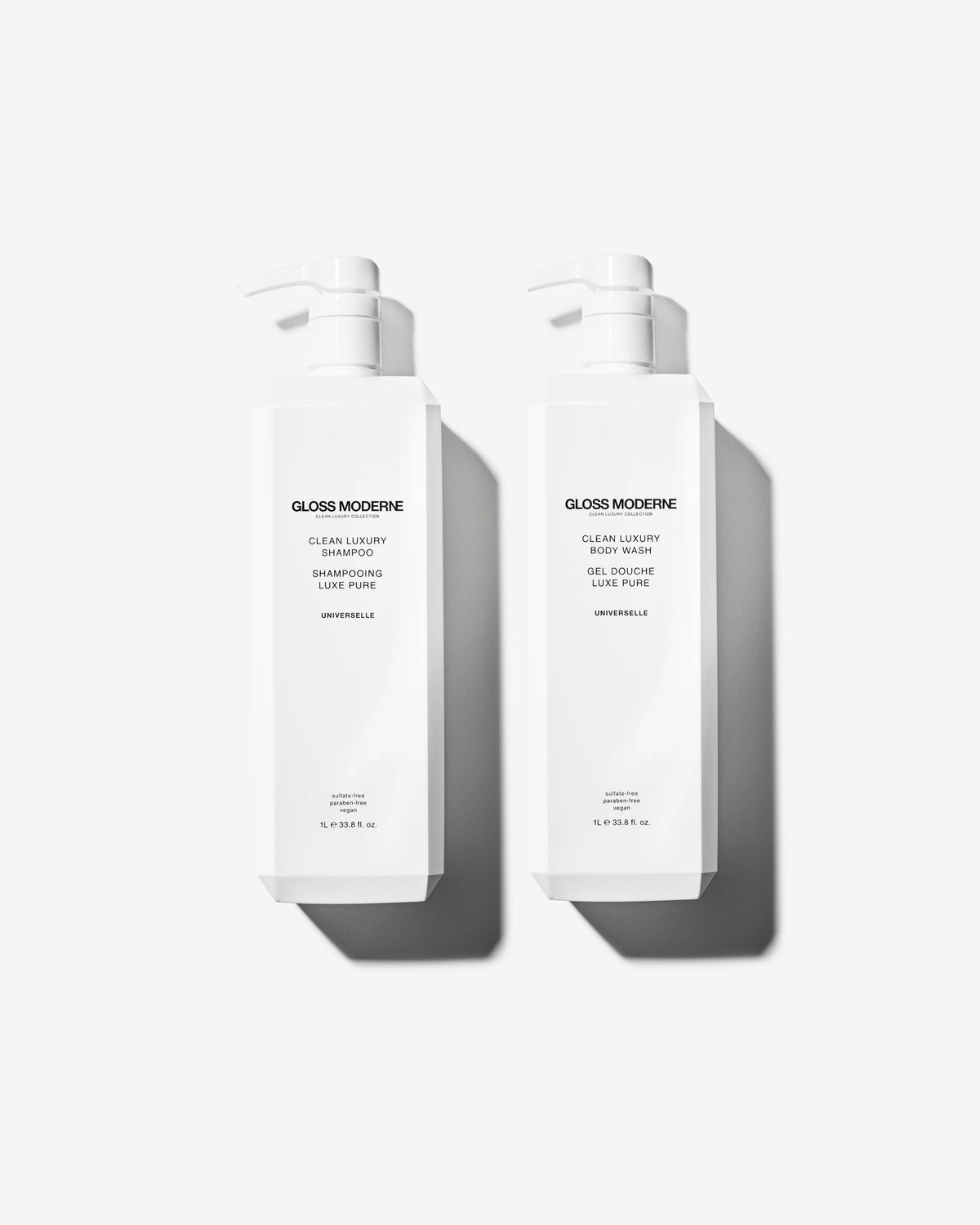 SHAMPOO & BODY WASH DUO - UNIVERSELLE (DELUXE LITER SIZES)