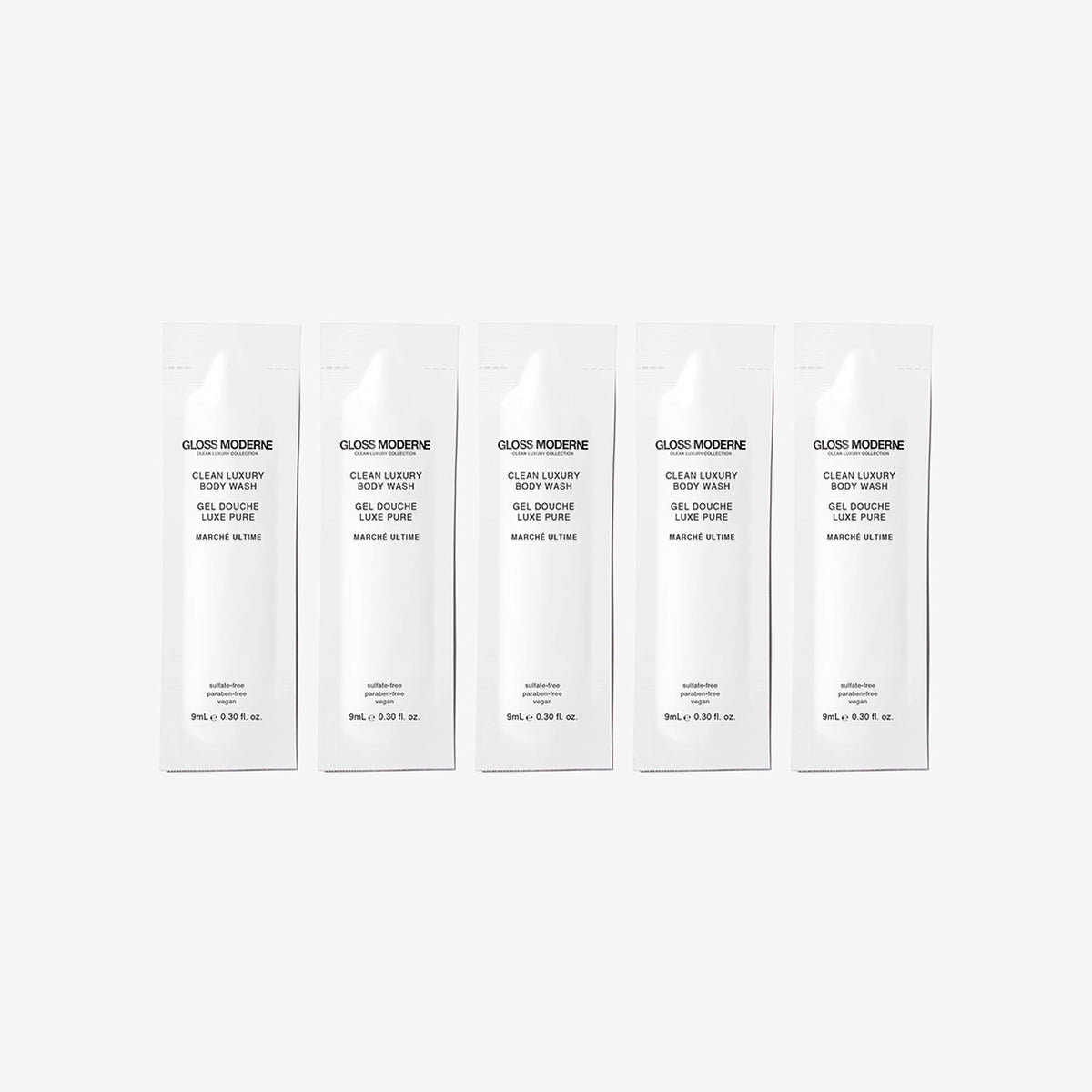 Travel Body Wash (5-pack) - Marché Ultime